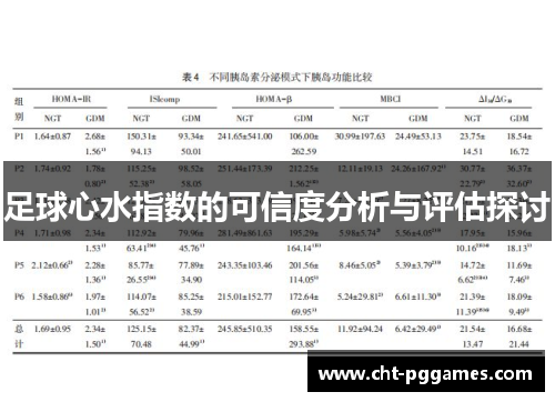 足球心水指数的可信度分析与评估探讨 足球心水指数的可信度分析与评估探讨